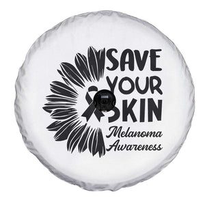Skin Cancer Fighter Spare Tire Cover Save Your Skin TS12 Print Your Wear