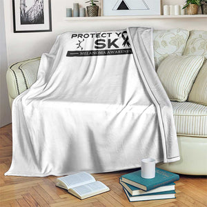 Melanoma Prevention Awareness Throw Blanket Protect Your Skin TS12 Print Your Wear