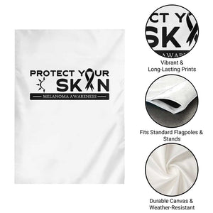 Melanoma Prevention Awareness Garden Flag Protect Your Skin TS12 Print Your Wear