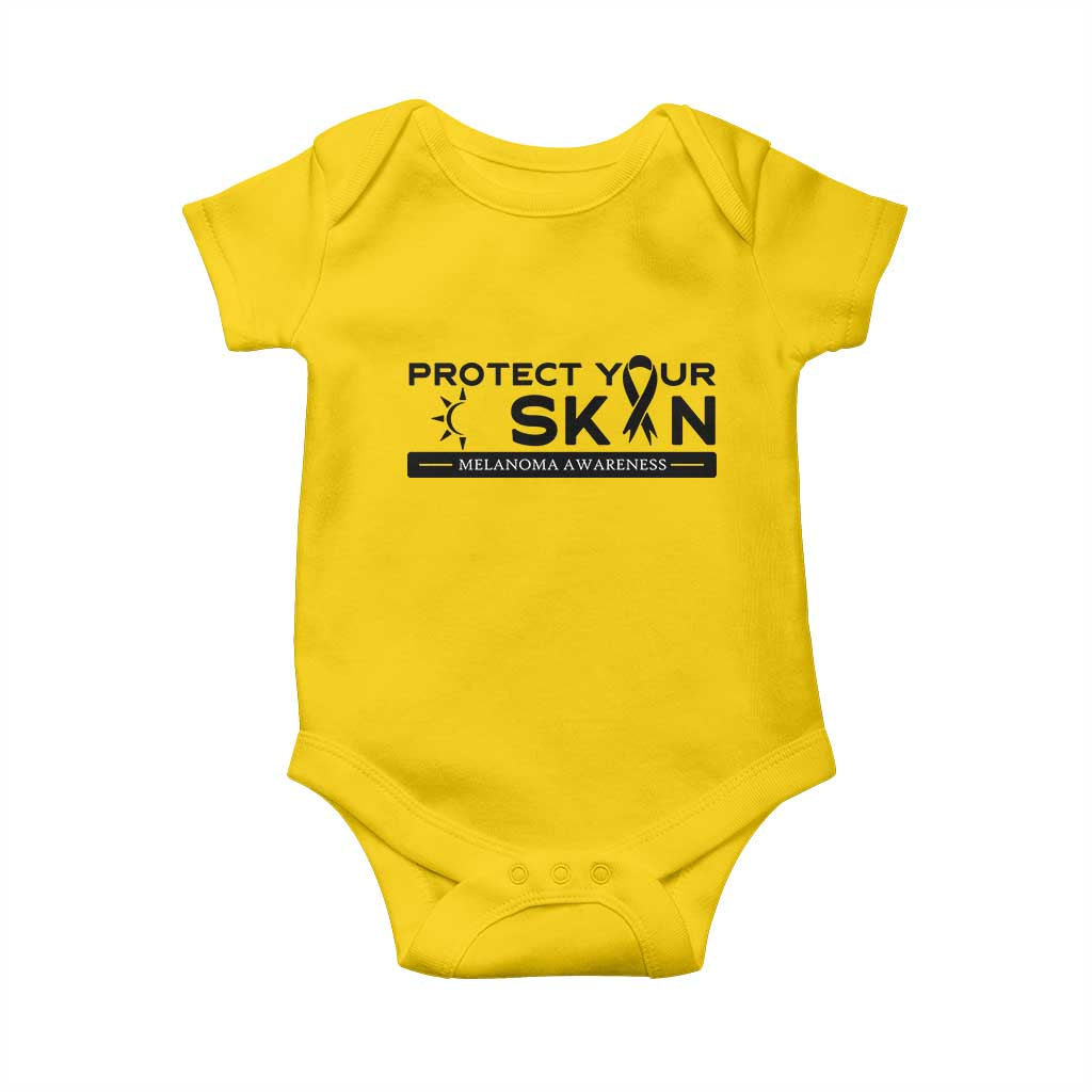 Melanoma Prevention Awareness Baby Onesie Protect Your Skin TS12 Daisy Print Your Wear