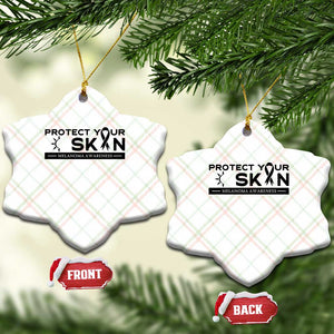 Melanoma Prevention Awareness Ceramic Ornament Protect Your Skin TS12 Print Your Wear