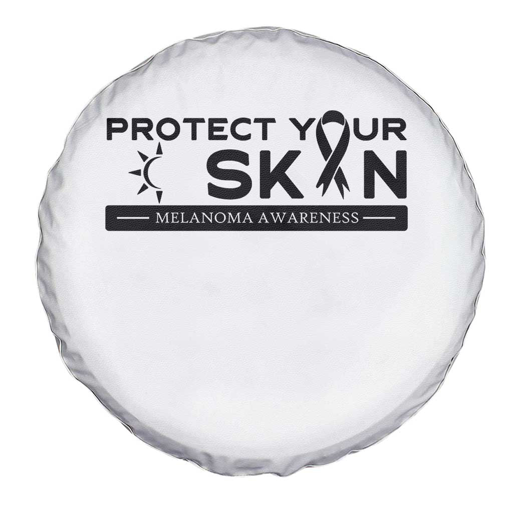 Melanoma Prevention Awareness Spare Tire Cover Protect Your Skin TS12 Print Your Wear