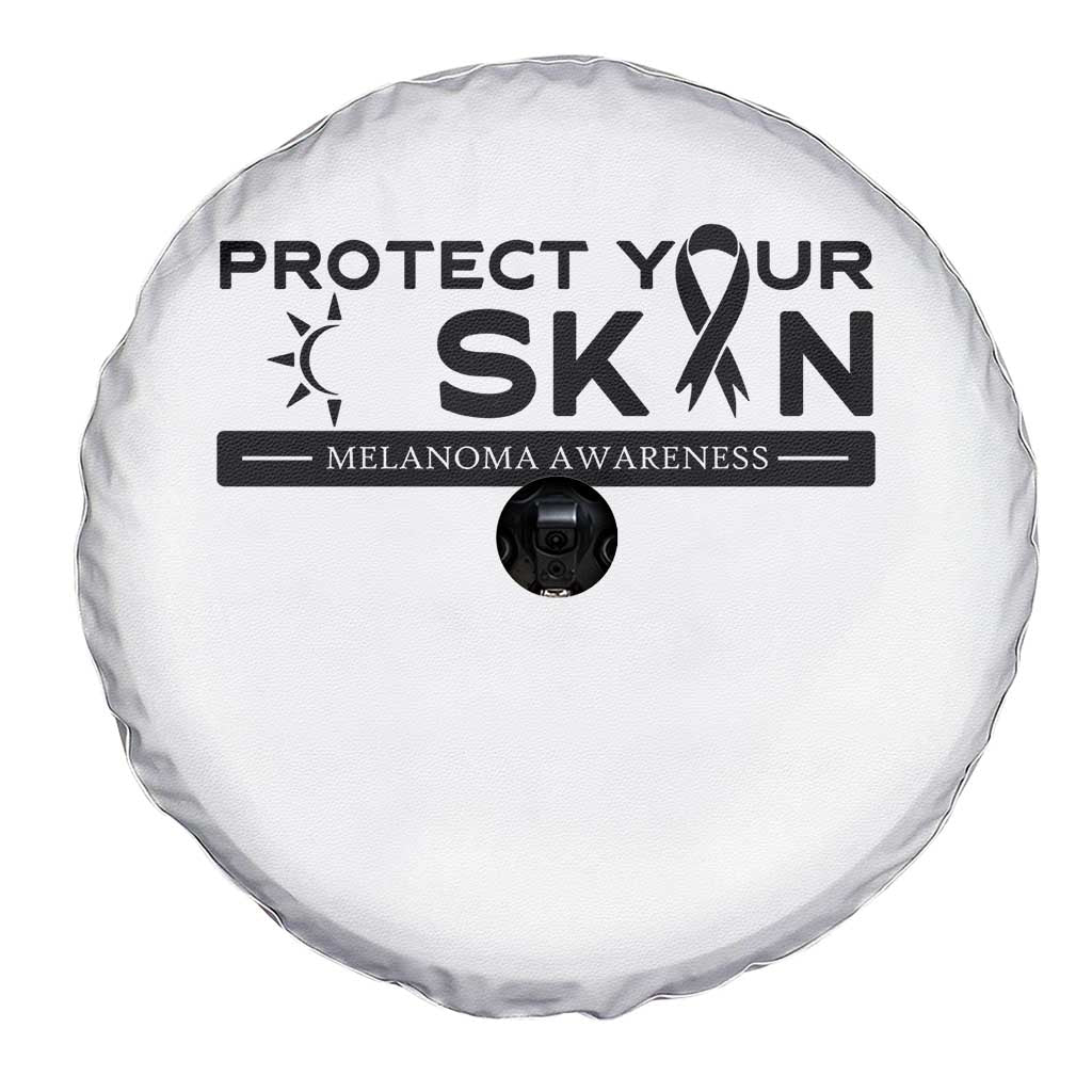 Melanoma Prevention Awareness Spare Tire Cover Protect Your Skin TS12 Print Your Wear