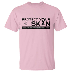Melanoma Prevention Awareness T Shirt Protect Your Skin TS12 Light Pink Print Your Wear