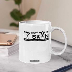 Melanoma Prevention Awareness Coffee Mug Protect Your Skin TS12 Print Your Wear