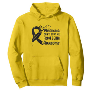 Melanoma Cant Stop Me From Being Awesome Hoodie Support Squad Gift TS12 Daisy Print Your Wear