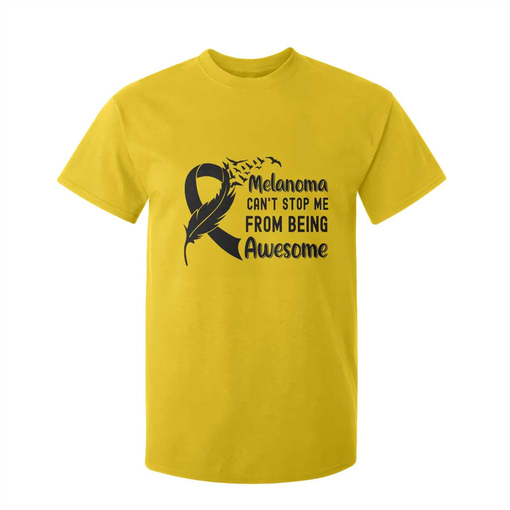 Melanoma Cant Stop Me From Being Awesome T Shirt For Kid Support Squad Gift TS12 Daisy Print Your Wear