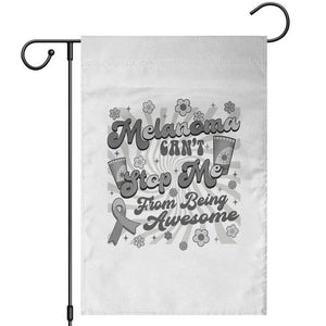Melanoma Awareness Support Squad Garden Flag Melanoma Can't Stop Me TS12 White Print Your Wear