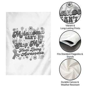 Melanoma Awareness Support Squad Garden Flag Melanoma Can't Stop Me TS12 Print Your Wear