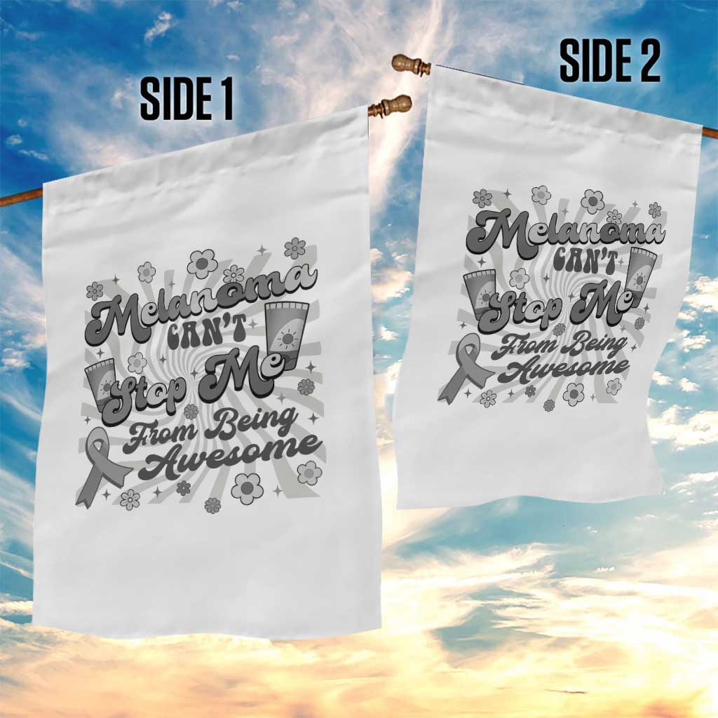 Melanoma Awareness Support Squad Garden Flag Melanoma Can't Stop Me TS12 Print Your Wear