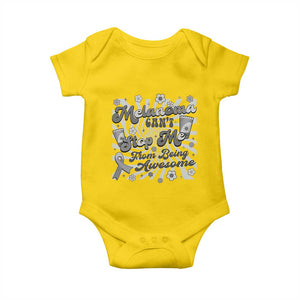 Melanoma Awareness Support Squad Baby Onesie Melanoma Can't Stop Me TS12 Daisy Print Your Wear