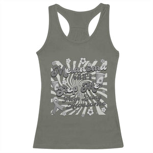 Melanoma Awareness Support Squad Racerback Tank Top Melanoma Can't Stop Me TS12 Military Green Print Your Wear