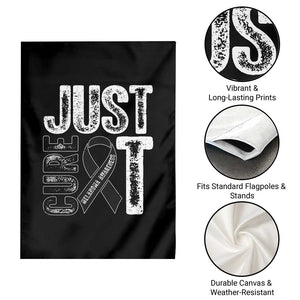 Skin Cancer Warrior Awareness Fighter Garden Flag Just Cure It TS12 Print Your Wear