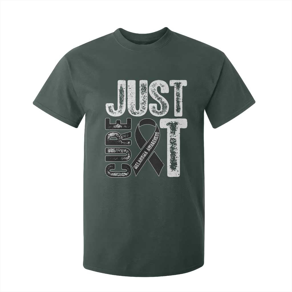 Skin Cancer Warrior Awareness Fighter T Shirt For Kid Just Cure It TS12 Dark Forest Green Print Your Wear