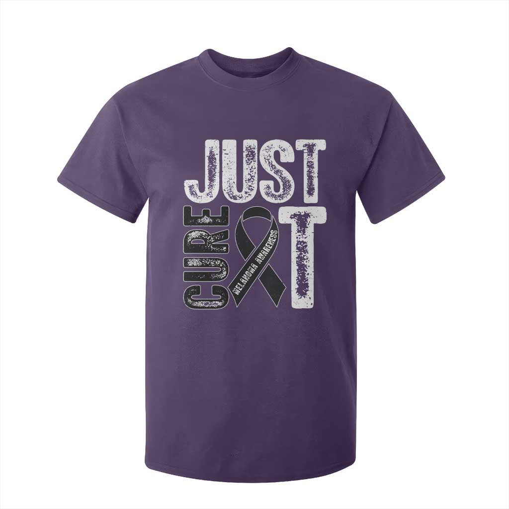 Skin Cancer Warrior Awareness Fighter T Shirt For Kid Just Cure It TS12 Purple Print Your Wear