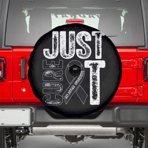 Skin Cancer Warrior Awareness Fighter Spare Tire Cover Just Cure It TS12 Black Print Your Wear