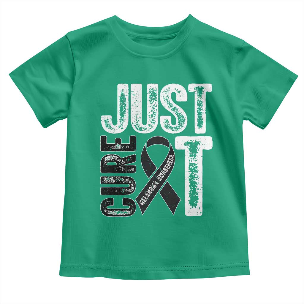 Skin Cancer Warrior Awareness Fighter Toddler T Shirt Just Cure It TS12 Irish Green Print Your Wear
