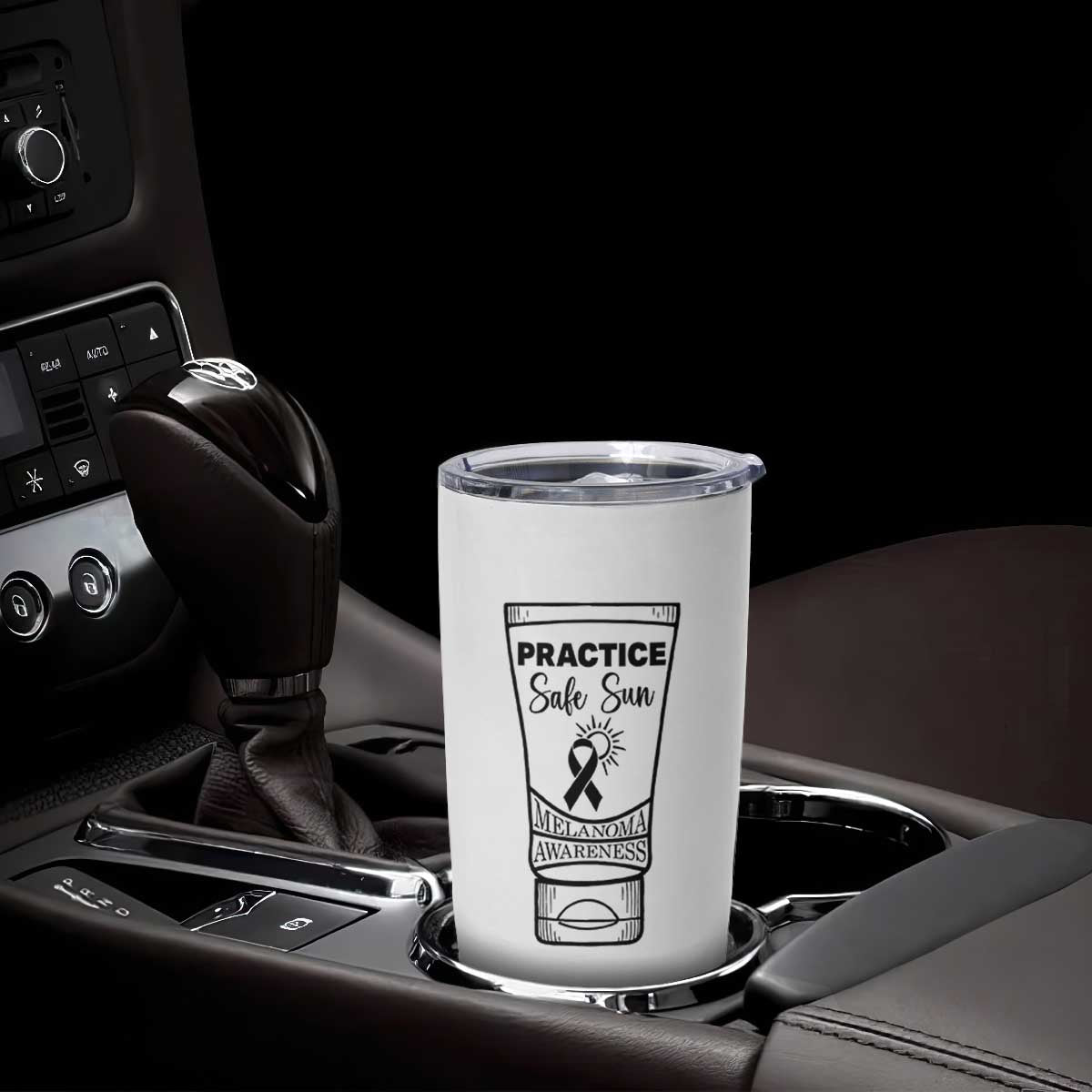 Skin Cancer Prevention Tumbler Cup Practice Safe Sun Awareness Gift TS12 Print Your Wear
