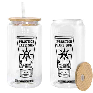 Practice Safe Sun Glass Can Funny Melanoma Skin Cancer Graphic TS12 Print Your Wear