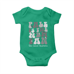 Skin Cancer Warrior Baby Onesie Pale Is The New Tan TS12 Irish Green Print Your Wear
