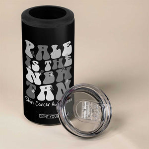 Skin Cancer Warrior 4 in 1 Can Cooler Tumbler Pale Is The New Tan TS12 Print Your Wear