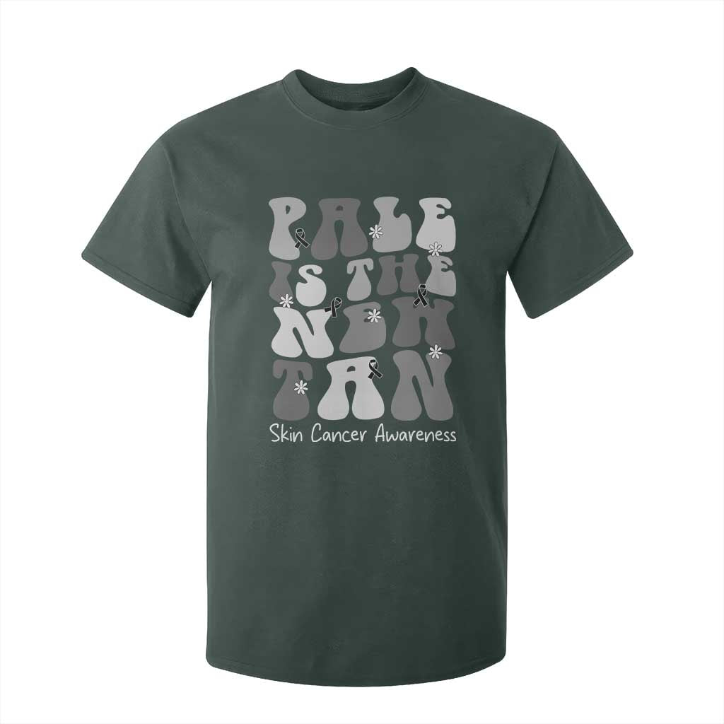 Skin Cancer Warrior T Shirt For Kid Pale Is The New Tan TS12 Dark Forest Green Print Your Wear