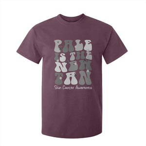 Skin Cancer Warrior T Shirt For Kid Pale Is The New Tan TS12 Maroon Print Your Wear