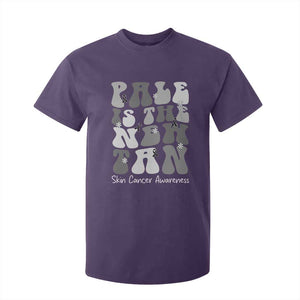 Skin Cancer Warrior T Shirt For Kid Pale Is The New Tan TS12 Purple Print Your Wear