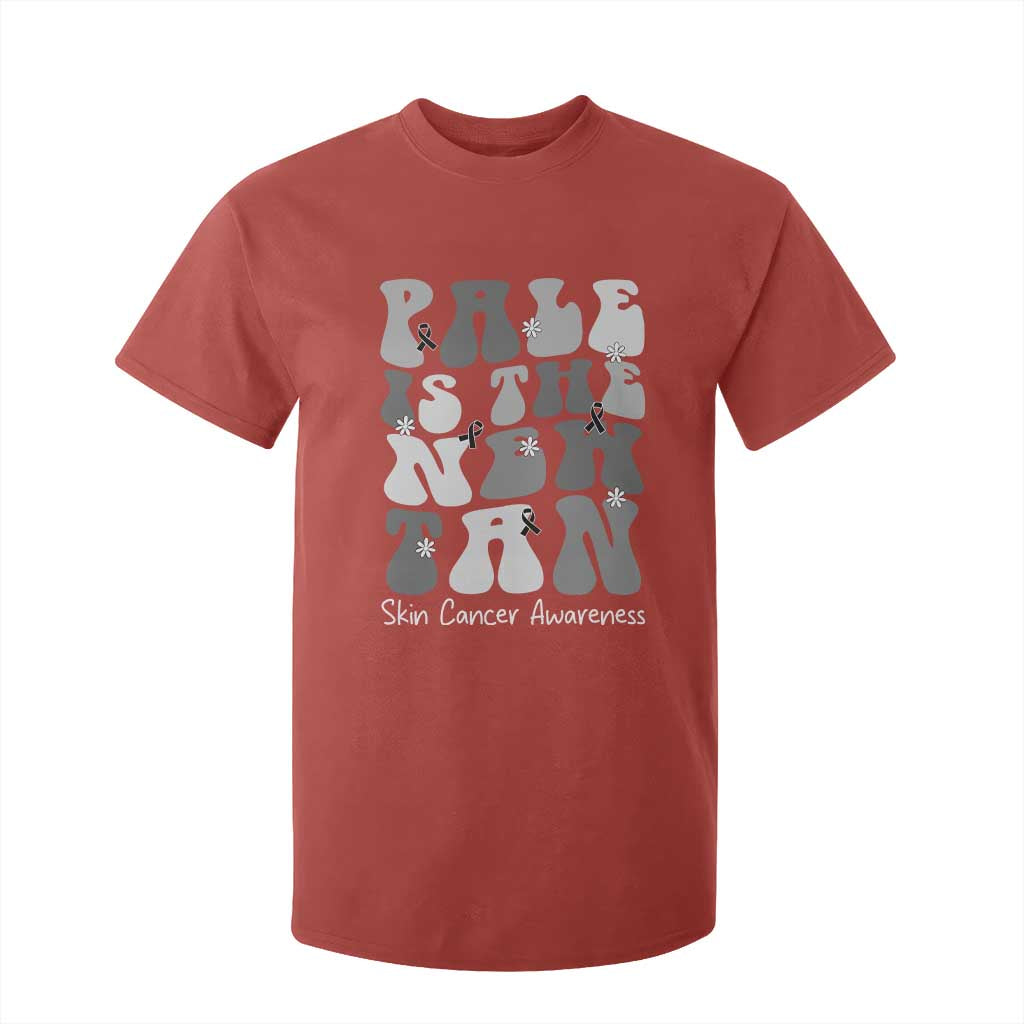 Skin Cancer Warrior T Shirt For Kid Pale Is The New Tan TS12 Red Print Your Wear