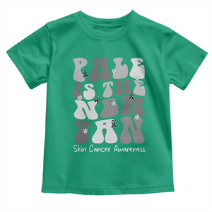 Skin Cancer Warrior Toddler T Shirt Pale Is The New Tan TS12 Irish Green Print Your Wear