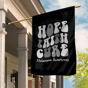 Faith Hope Cure Melanoma Awareness Garden Flag Skin Cancer Fighter TS12 Print Your Wear