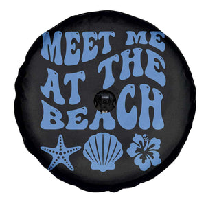 Meet Me At The Beach Spare Tire Cover Tropical Summer Vacation Graphic TS12 Print Your Wear