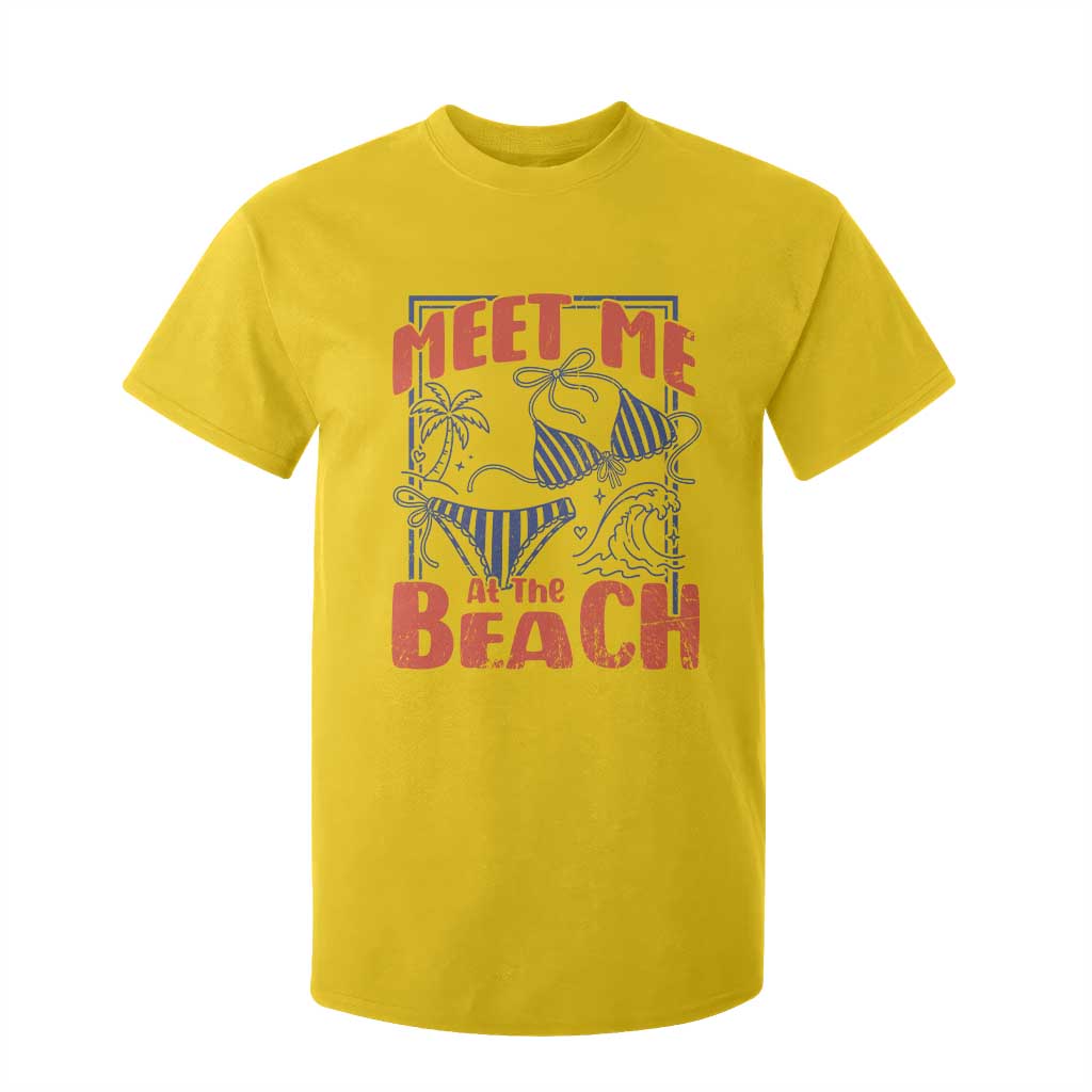 Meet Me At The Beach T Shirt For Kid Summer Girls Trip Bikini Lover Gift TS12 Daisy Print Your Wear