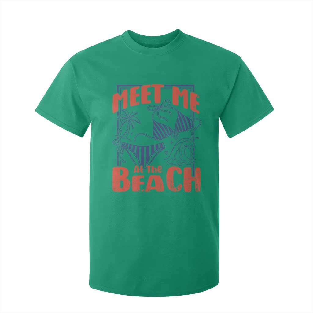 Meet Me At The Beach T Shirt For Kid Summer Girls Trip Bikini Lover Gift TS12 Irish Green Print Your Wear