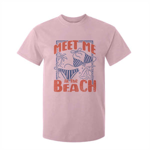 Meet Me At The Beach T Shirt For Kid Summer Girls Trip Bikini Lover Gift TS12 Light Pink Print Your Wear