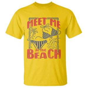Meet Me At The Beach T Shirt Summer Girls Trip Bikini Lover Gift TS12 Daisy Print Your Wear