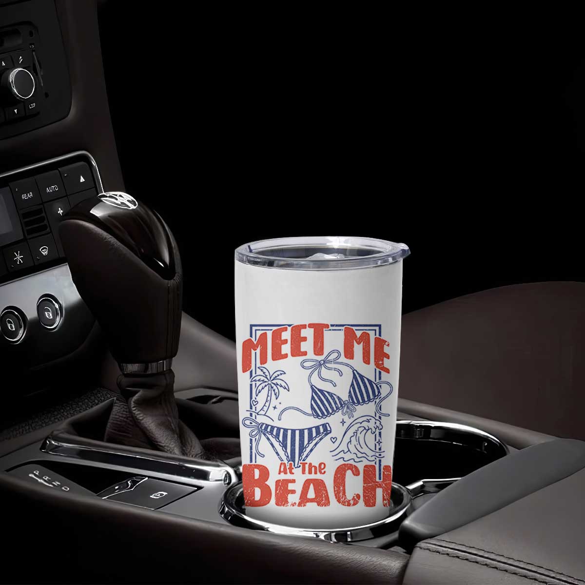 Meet Me At The Beach Tumbler Cup Summer Girls Trip Bikini Lover Gift TS12 Print Your Wear