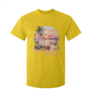 Daytona Beach Florida T Shirt For Kid Tropical Palm Tree Ocean Travel Gift TS12 Daisy Print Your Wear