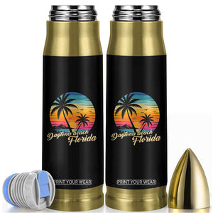 Vintage Daytona Beach Florida Bullet Tumbler Summer Vacation Graphic TS12 Black Print Your Wear
