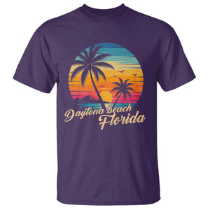Vintage Daytona Beach Florida T Shirt Summer Vacation Graphic TS12 Purple Print Your Wear