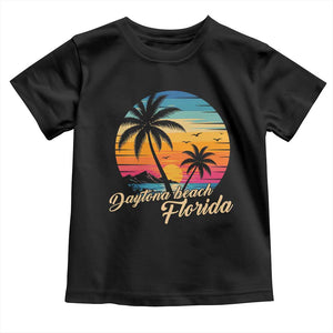 Vintage Daytona Beach Florida Toddler T Shirt Summer Vacation Graphic TS12 Black Print Your Wear