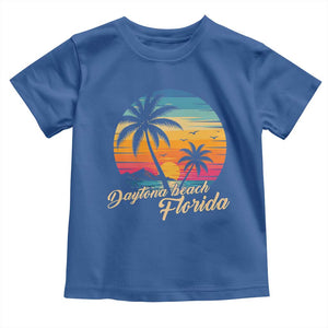 Vintage Daytona Beach Florida Toddler T Shirt Summer Vacation Graphic TS12 Royal Blue Print Your Wear