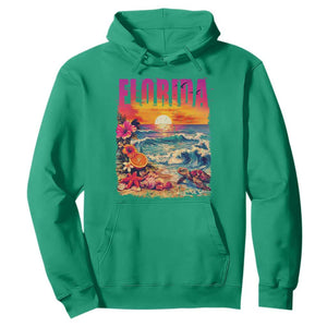 Retro Florida Beach Hoodie Summer Vacation Gift