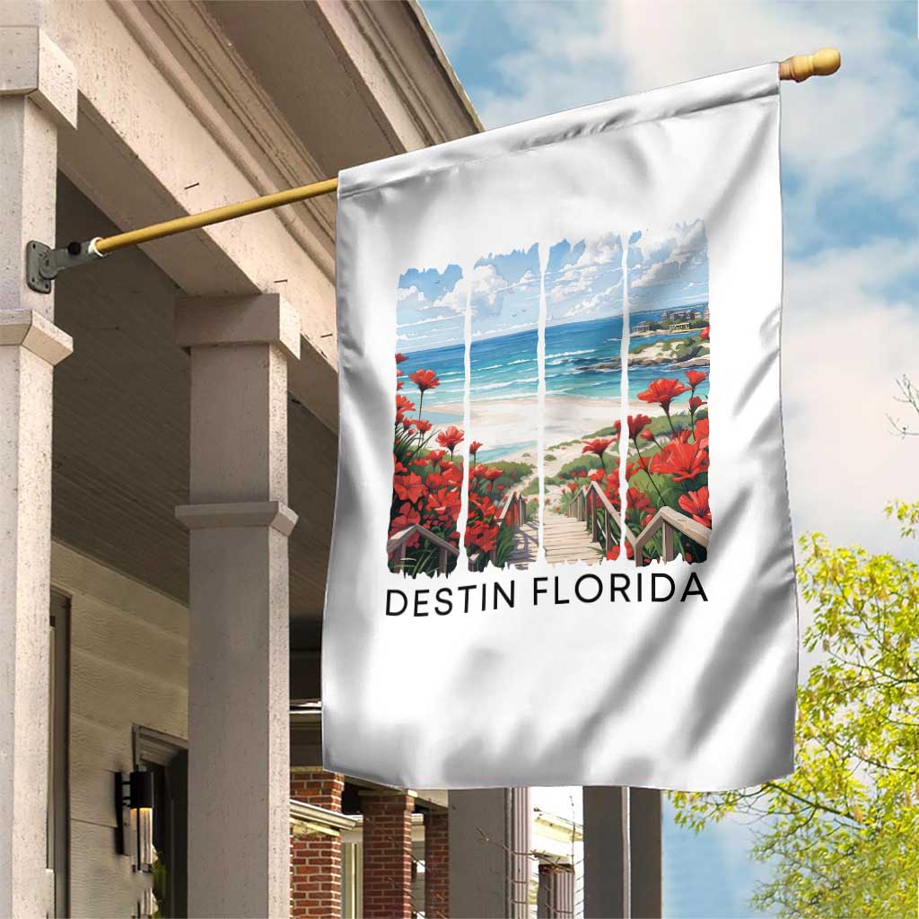 Destin Florida Garden Flag Summer Travel Beach Vacation Gift