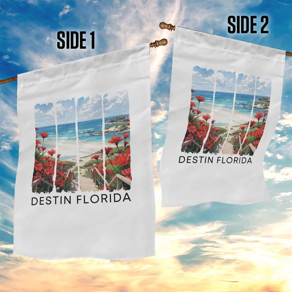 Destin Florida Garden Flag Summer Travel Beach Vacation Gift