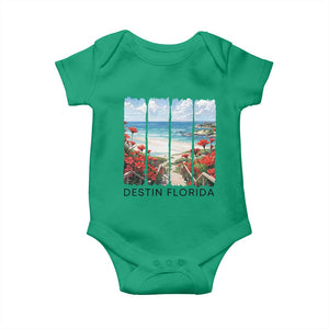 Destin Florida Baby Onesie Summer Travel Beach Vacation Gift TS12 Irish Green Print Your Wear
