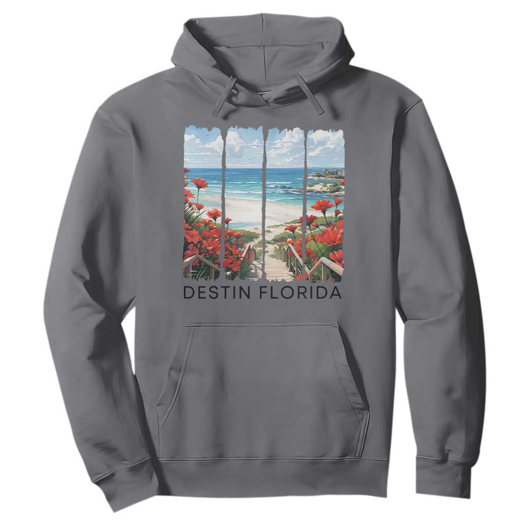 Destin Florida Hoodie Summer Travel Beach Vacation Gift TS12 Charcoal Print Your Wear