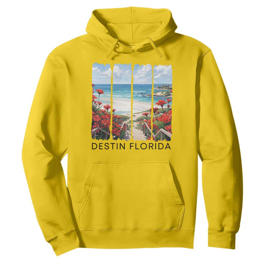 Destin Florida Hoodie Summer Travel Beach Vacation Gift TS12 Daisy Print Your Wear