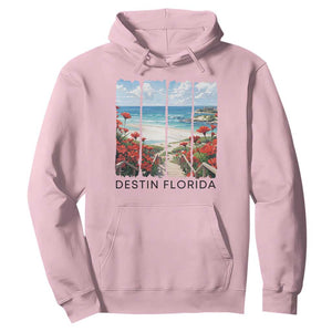 Destin Florida Hoodie Summer Travel Beach Vacation Gift TS12 Light Pink Print Your Wear