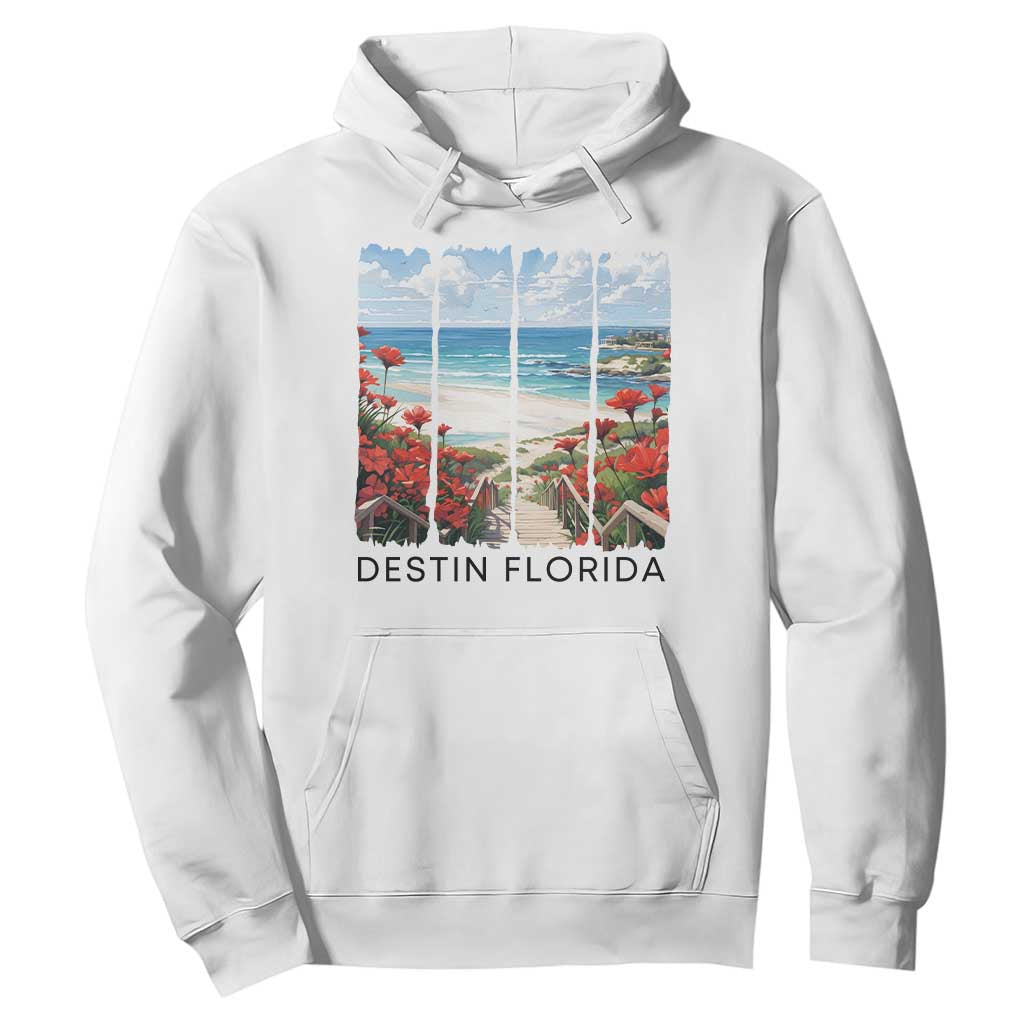 Destin Florida Hoodie Summer Travel Beach Vacation Gift TS12 White Print Your Wear